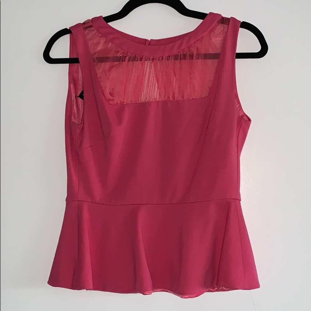 Bebe peplum too in honeysuckle